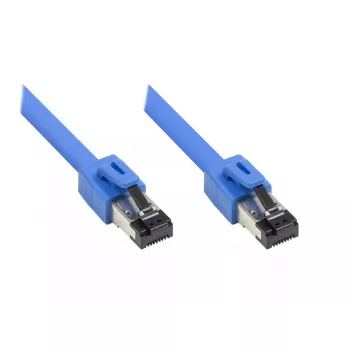 Netzwerkkabel Alcasa 8080-100B 10m Cat8.1 S/FTP Blau