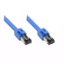 Netzwerkkabel Alcasa 8080-100B 10m Cat8.1 S/FTP Blau