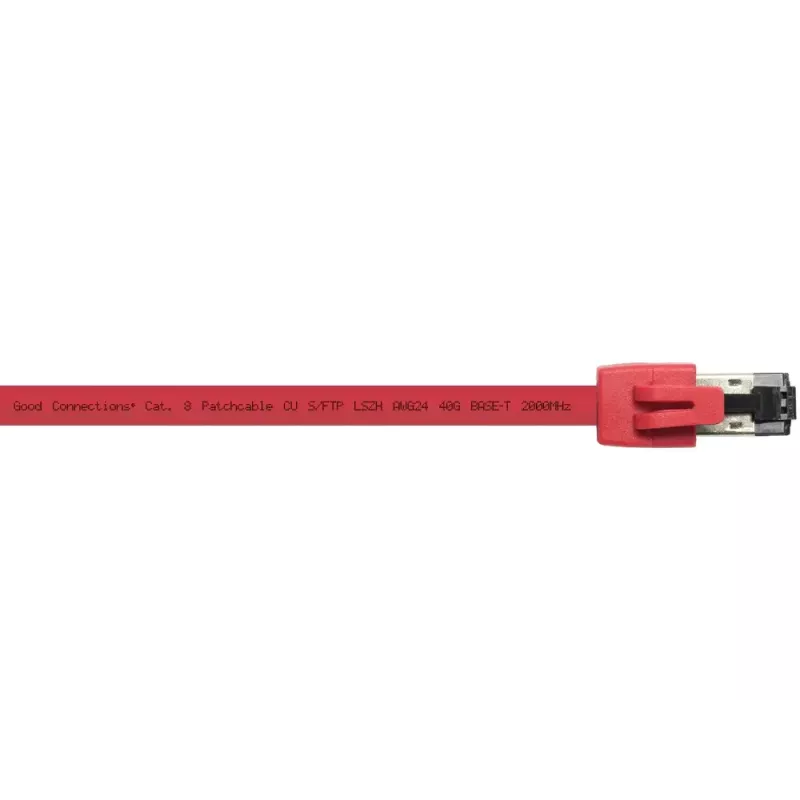 Netzwerkkabel Alcasa 8080-075R Rot 7,5m Cat8.1 S/FTP