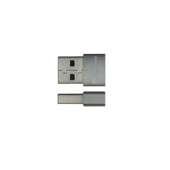 USB-Geschlechtswandler Alcasa USB-AD203-5 USB-A auf USB-C Grau