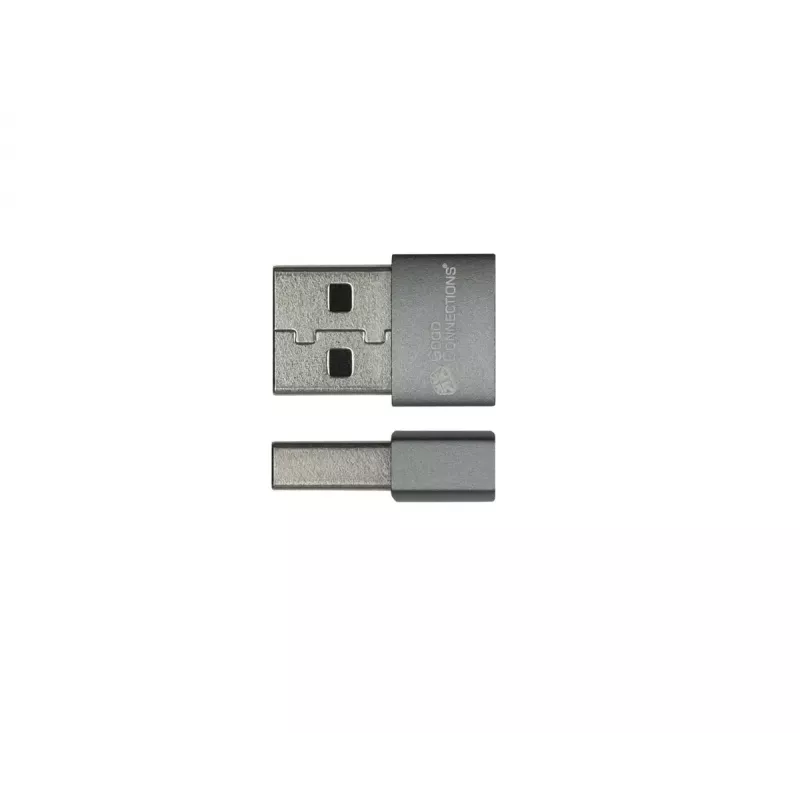 USB-Geschlechtswandler Alcasa USB-AD203-5 USB-A auf USB-C Grau
