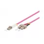 Glasfaserkabel Alcasa LW-830LS4 30 m LC SC Lila