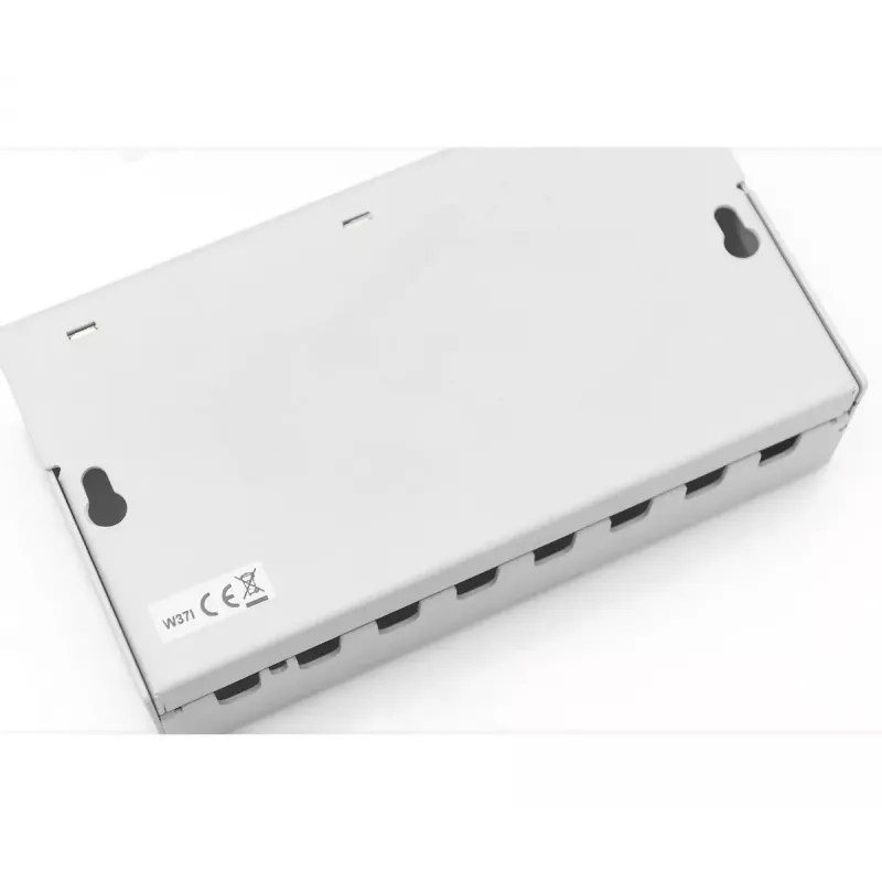 Patchpanel DIGITUS Desktop modular blank, geschirmt, 8-Port, Stahl, grau, Wandmontage