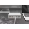 Patchpanel DIGITUS Desktop modular blank, geschirmt, 8-Port, Stahl, grau, Wandmontage