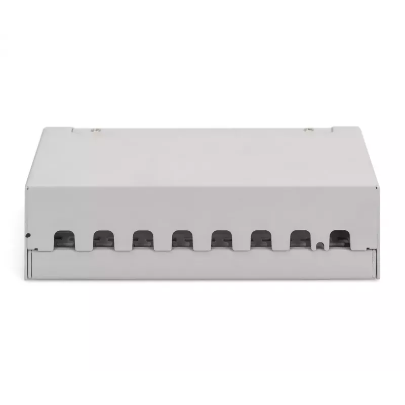 Patchpanel DIGITUS Desktop modular blank, geschirmt, 8-Port, Stahl, grau, Wandmontage
