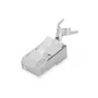 Digitus CAT 6A Modularstecker für Rundkabel, geschirmt, 100 St. RJ-45 Stecker