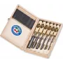 Stechbeitelset Kirschen 1101 HK — 6-tlg., Holzkasten