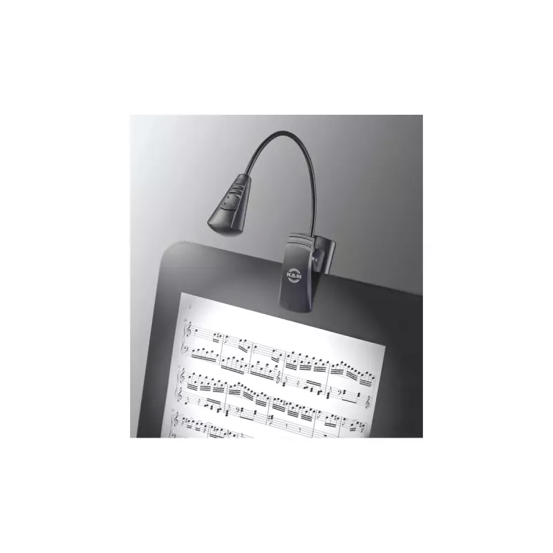 LED-Notenpultleuchte König & Meyer 12241 Schwarz Batteriebetrieben