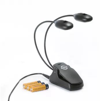 LED-Doppelleuchte km König & Meyer Modell 12270-000-55 — Doppelkopf-LED-Ersatzleuchte