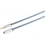 ShiverPeaks 3,5-mm-Audiokabel mit verchromtem schlank-Stecker, vergoldeten Kontakten, 3,00 m