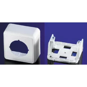 Outlet-Box Telegärtner 25.16.8555, Montagebox, 80×40×80 mm, weiß