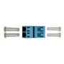 Fibre optic adapter LC Telegärtner J08071A0000 Blue