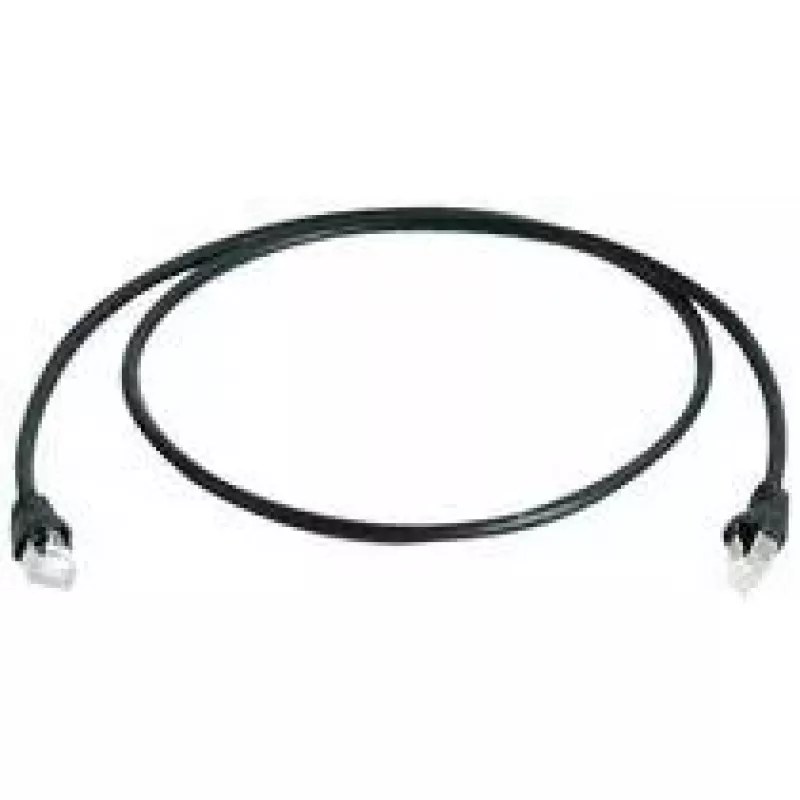 Patchkabel Telegärtner MP8 FS 600 LSZH 0,5 m Schwarz