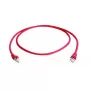 Netzwerkkabel Telegärtner RJ45 15m Cat6a S/FTP Rot