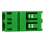 Glasfaseradapter LC/APC Telegärtner J08071A0004 Grün