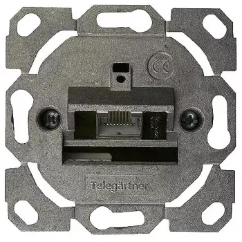 Wandplatte/Schalterabdeckung Telegärtner J00020A0506 Metallisch