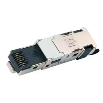 RJ45-Steckverbinder Telegärtner J80026A0045 Schwarz Edelstahl