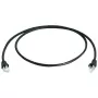 Netzwerkkabel Telegaertner MP8 FS 500 LSZH 0,25 m Cat6a SF/UTP RJ-45 – Schwarz