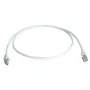 Netzwerkkabel Telegaertner Cat6a S/FTP (S-STP) RJ-45–RJ-45 0,25 m Weiß