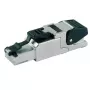 Telegärtner MFP8 T568 A Cat.6A RJ-45-Steckverbinder, schwarz/silber