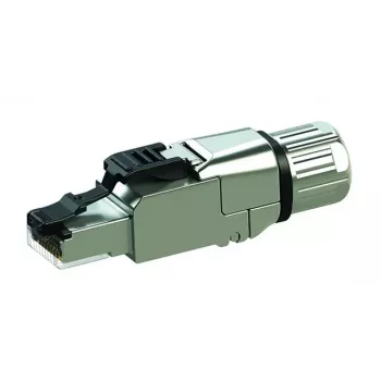 Telegärtner RJ-45 Drahtverbinder J00026A5000 für Cat6a-Kabel, silberfarben