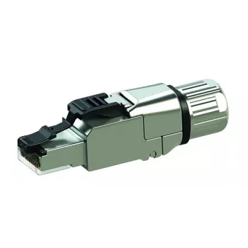 RJ-45-Stecker Telegärtner J00026A5001 — Silber, für Cat6a-Kabel