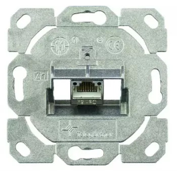 RJ-45-Steckdose Telegärtner J00020A0531 Metallic 1 Modul Kategorie 6a