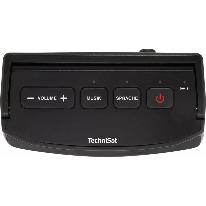 Tragbarer Stereo-Lautsprecher TECHNISAT ISIBOX 1 — 4 W RMS, kabelgebunden & kabellos, integrierter Akku, USB-C, schwarz