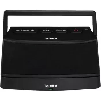 Tragbarer Stereo-Lautsprecher TECHNISAT ISIBOX 1 — 4 W RMS, kabelgebunden & kabellos, integrierter Akku, USB-C, schwarz