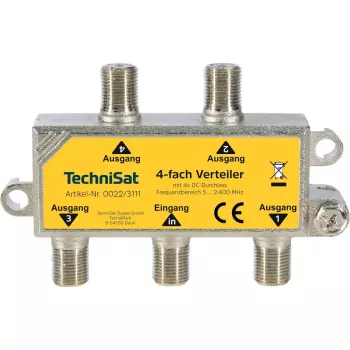 Signalverteiler TechniSat 0022/3111 75 Ω 5 - 2400 MHz