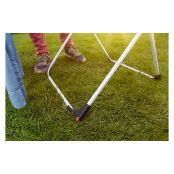 Bodenstehender Wäscheständer VILEDA Doble 157246 — Aluminium & Stahl, 22 m Trockenfläche, faltbar, 209 cm Länge