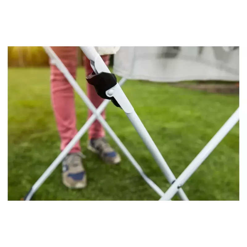 Bodenstehender Wäscheständer VILEDA Doble 157246 — Aluminium & Stahl, 22 m Trockenfläche, faltbar, 209 cm Länge