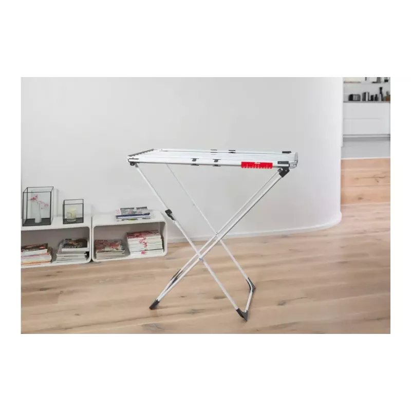 Bodenstehender Wäscheständer VILEDA Doble 157246 — Aluminium & Stahl, 22 m Trockenfläche, faltbar, 209 cm Länge