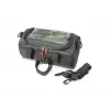 Fahrradtasche TROIKA BKB30/BK Front 4 L Nylon PVC Tarpaulin Schwarz