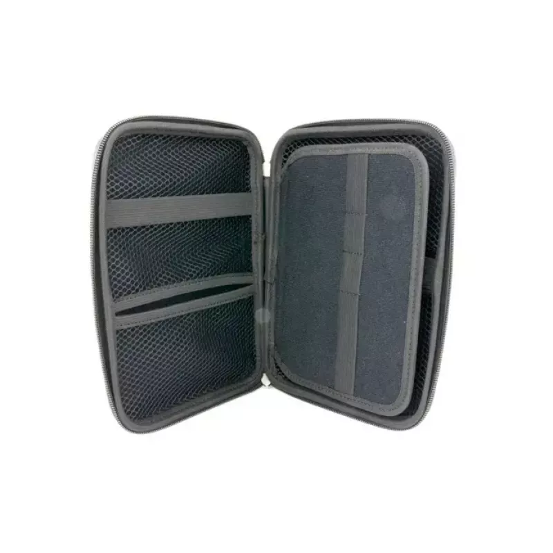 Make-up-/Maniküre-Etui TROIKA CBO11/BK Schwarz Leder Samt 160x220x50mm