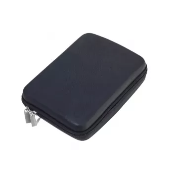 Make-up-/Maniküre-Etui TROIKA CBO11/BK Schwarz Leder Samt 160x220x50mm