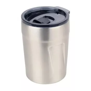 Espresso-Tasse TROIKA ESPRESSO DOPPIO 160 ml Silber Edelstahl