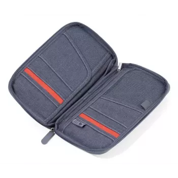 Dokumentenmappe TROIKA SAFE FLIGHT Grau Polyester