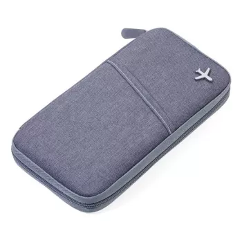 Dokumentenmappe TROIKA SAFE FLIGHT Grau Polyester