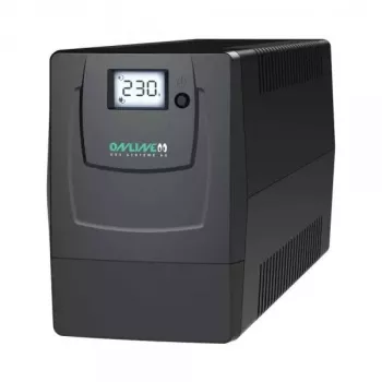 Unterbrechungsfreie Stromversorgung ONLINE USV-Systeme YUNTO Smile 400 Line-Interactive 0,4 kVA 240 W 2 AC-Ausgänge 12 V 4,5 Ah LCD Tower