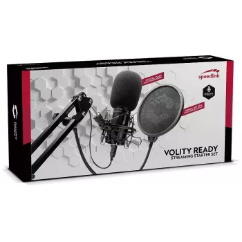 Studiomikrofon SPEEDLINK Volity Ready Schwarz