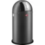 Abfalleimer Wesco Kickmaster Soft Graphite Matt 112769 — pedalbetriebener Stahleimer, 20–25 L