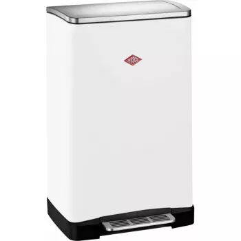Abfalleimer Wesco Big Double Boy weiß matt 112755 — 2 Fächer