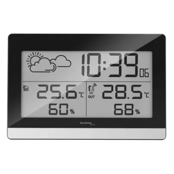 Digitale Wetterstation Technoline WS 9255 Schwarz Silber