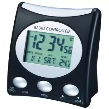 Digitaler Wecker Technoline WT 221 T Schwarz 12/24h LCD