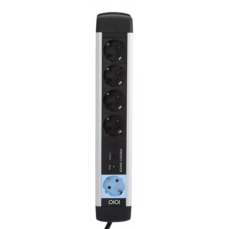Power Extension Olympia MS 2500 1,5 m 5 AC-Steckdosen Innenbereich Schwarz Silber