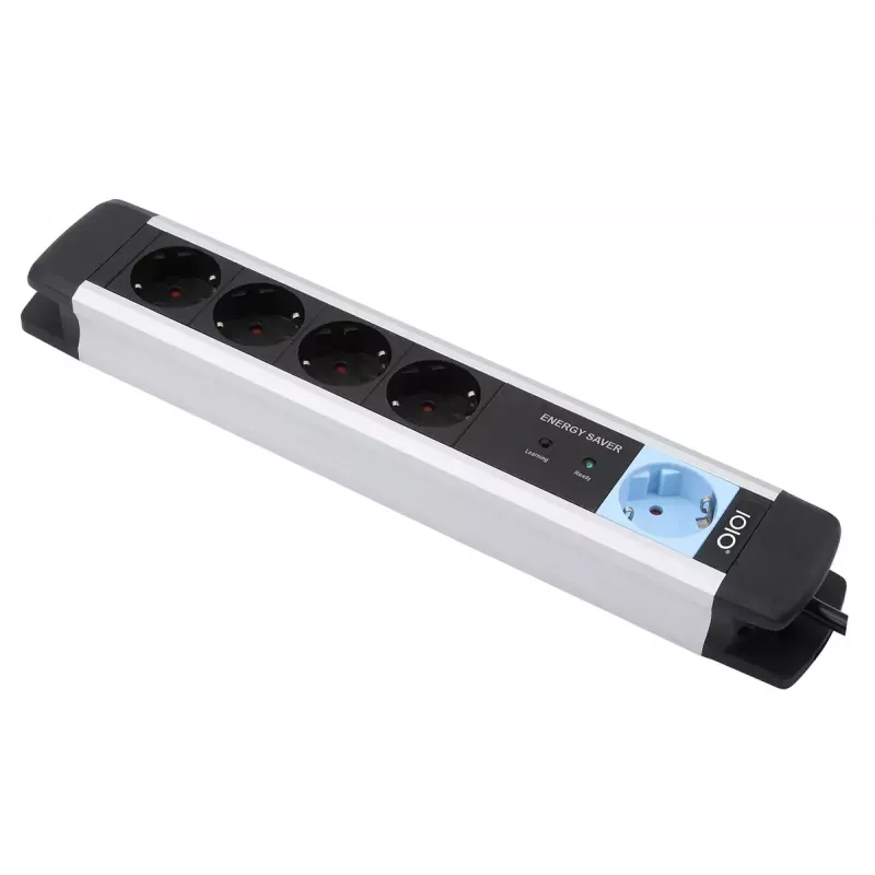 Power Extension Olympia MS 2500 1,5 m 5 AC-Steckdosen Innenbereich Schwarz Silber