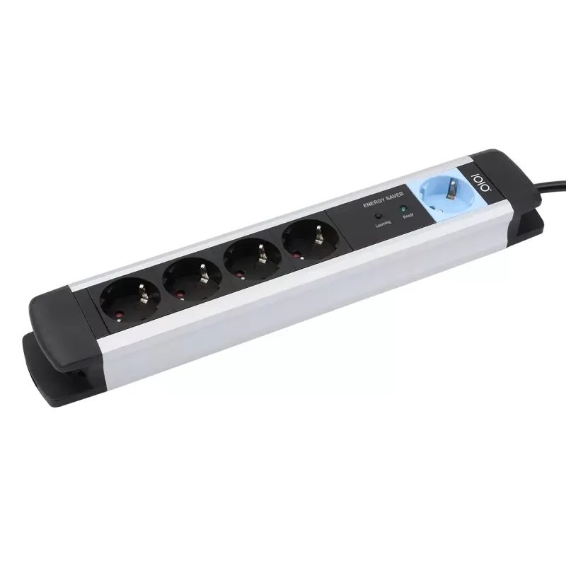 Power Extension Olympia MS 2500 1,5 m 5 AC-Steckdosen Innenbereich Schwarz Silber
