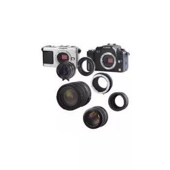 Objektivadapter Novoflex Nikon auf Micro Four Thirds