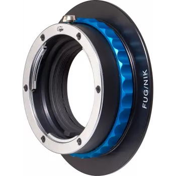 Objektivadapter Novoflex FUG/NIK – Nikon-F-Objektiv an Fujifilm-G-Kamera (G-Mount)